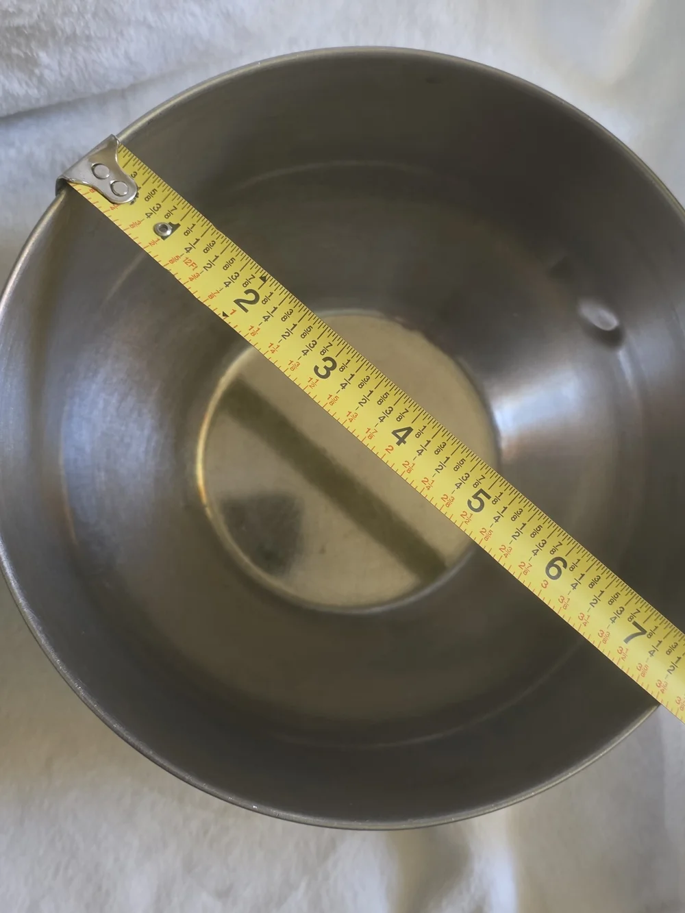 Vintage Farberware Stainless Steel Nesting Mixing Bowls Set of 2 D-Ring Handles